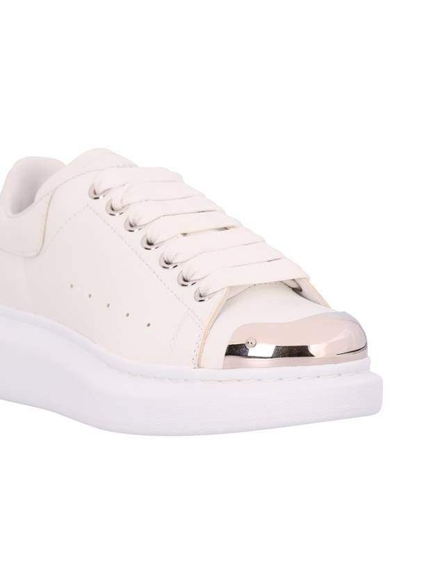 Oversized Lace-up Low Top Sneakers White - ALEXANDER MCQUEEN - BALAAN 6