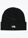 Norm Embroid Logo Beanie Black - THE NORTH FACE - BALAAN 2