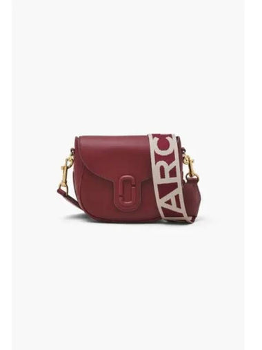 Leather J Marc Small Saddle Bag Cherry MBBAS24024WIX - MARC JACOBS - BALAAN 1