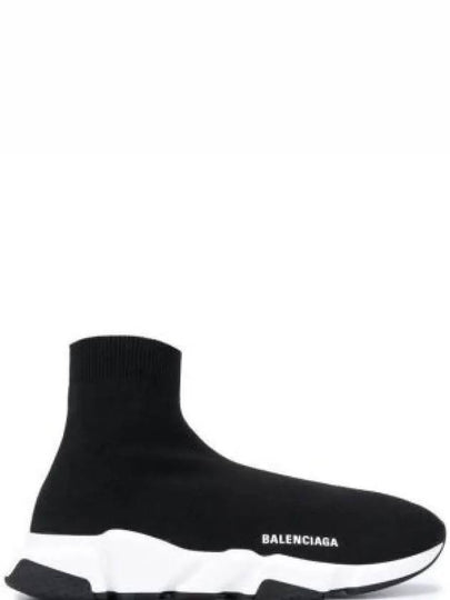 Speed Trainer  High Top Sneakers Black White - BALENCIAGA - BALAAN 2