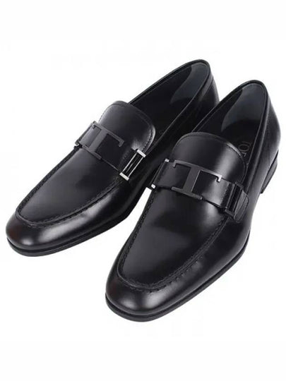 T Timeless Logo Loafers Black - TOD'S - BALAAN 2