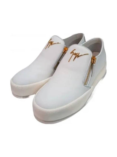 RS7006 003 Zipper Sneakers White Giuseppe Zanotti - GIUSEPPE ZANOTTI - BALAAN 2