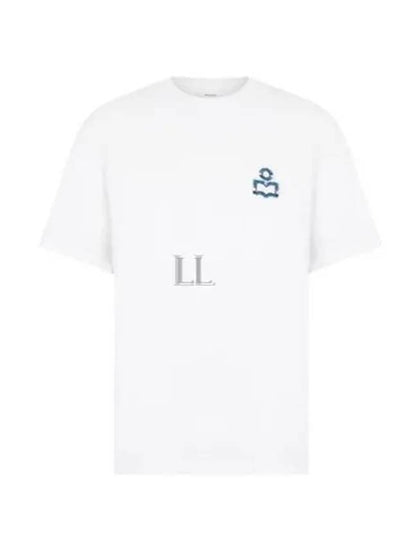 Hugo Embroidery Logo Short Sleeve T-Shirt White - ISABEL MARANT - BALAAN 2