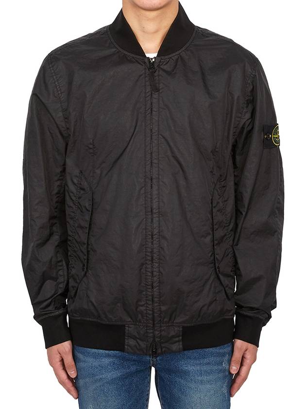 Membrana 3L TC Bomber Jacket Black - STONE ISLAND - BALAAN 2