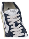 Medalist Navy Tab Low Top Sneakers White Navy - AUTRY - BALAAN 9