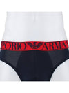 Logo Band Briefs White Navy 2P - EMPORIO ARMANI - BALAAN 7