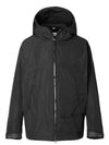 Men's Logo Applique Lightweight Windbreaker Black - BURBERRY - BALAAN 2