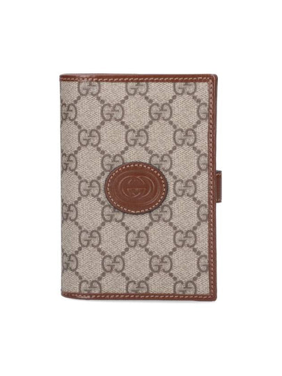 Interlocking G Superme Canvas Passport Wallet Beige - GUCCI - BALAAN 2