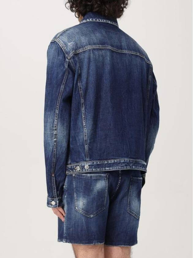 Dark Semplice Carpenter Denim Jacket Navy - DSQUARED2 - BALAAN 4