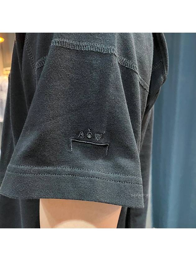 Essential embroidery logo short sleeve tshirt black - A-COLD-WALL - BALAAN 6