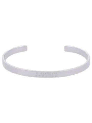 MM6 Numeric Logo Bracelet Polished Palladio - MAISON MARGIELA - BALAAN 1