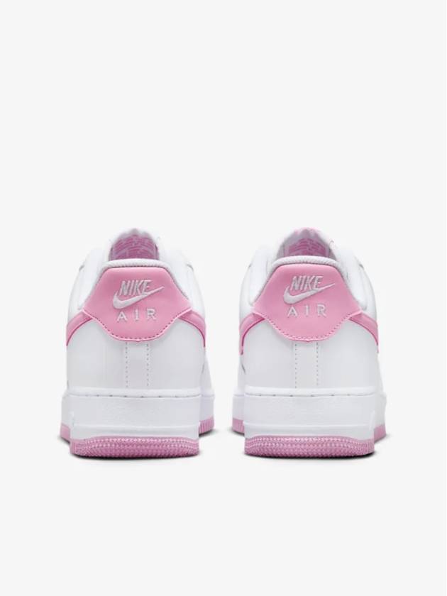 Air Force 1 '07 Men's Sneakers FJ4146 101 White Pink RISE White 551553 - NIKE - BALAAN 7