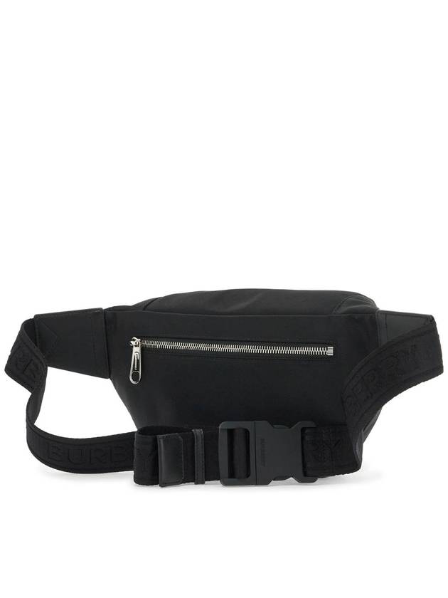 Logo Print Nylon Sonny Bum Belt Bag Black - BURBERRY - BALAAN 3