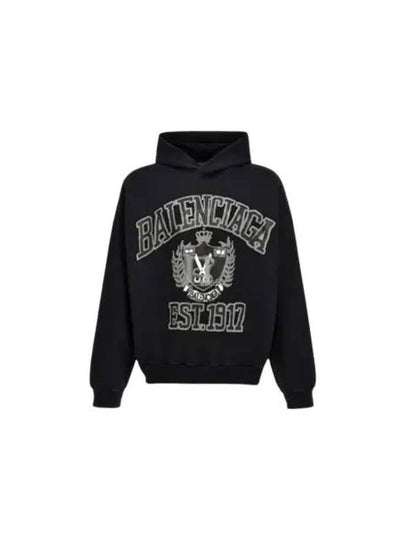 DIY College Medium Fit Hoodie Black - BALENCIAGA - BALAAN 2