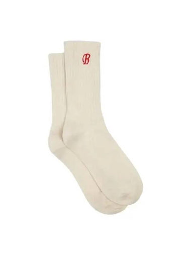 Organic cotton socks natural - BENSIMON - BALAAN 1