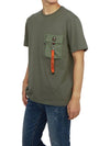 Mohave Men s Short Sleeve T Shirt PMTSRE07 THYME - PARAJUMPERS - BALAAN 4