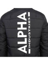 MA 1 Back Print Padding Black - ALPHA INDUSTRIES - BALAAN 11