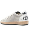 Ball Star Suede Star Laminate Low Top Sneakers Grey - GOLDEN GOOSE - BALAAN 4