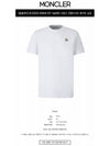 8C00022 829H8 001 Chest Patch Round Short Sleeve T Shirt White Men s TLS - MONCLER - BALAAN 2