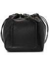 Drawstring Nappa Bucket Bag Black - JIL SANDER - BALAAN 5