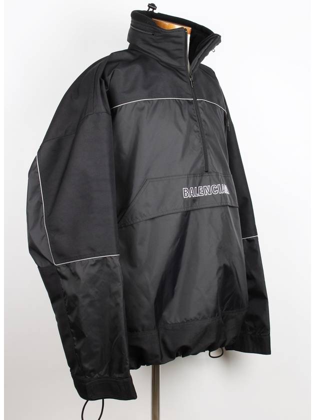 Logo Anorak Black 46 - BALENCIAGA - BALAAN 6