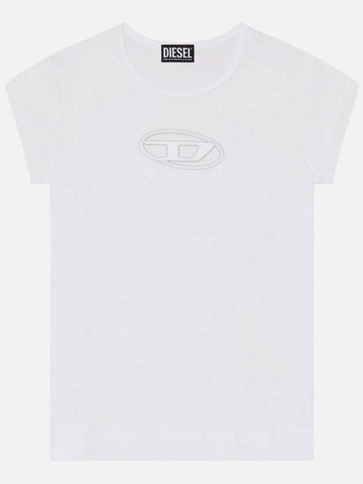 T Angie Peekaboo Logo Short Sleeve T-Shirt White - DIESEL - BALAAN 2