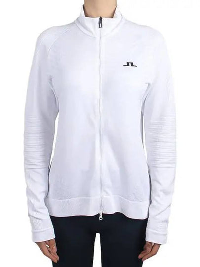 Women's Elowen Seamless Mid Layer Zip Up Jacket White - J.LINDEBERG - BALAAN 2