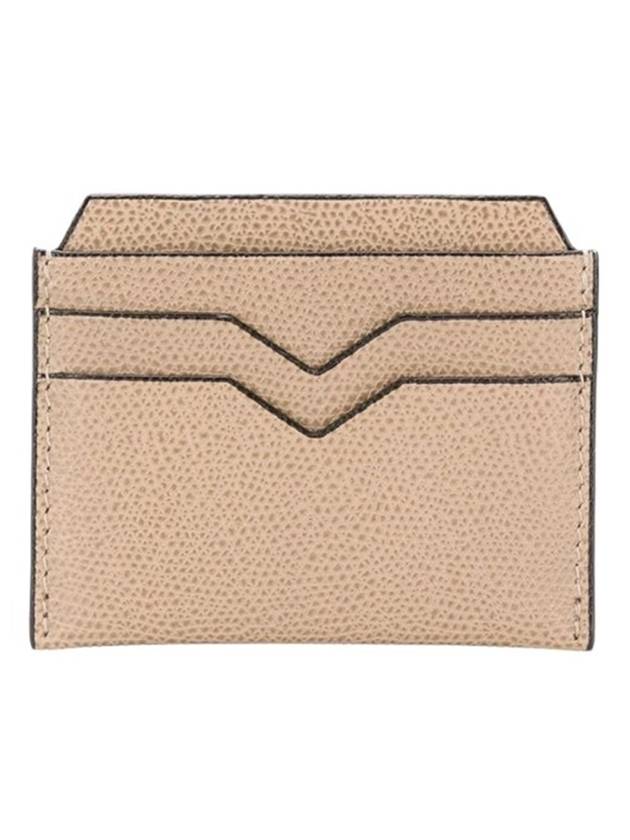 Leather Card Wallet Beige - VALEXTRA - BALAAN 1