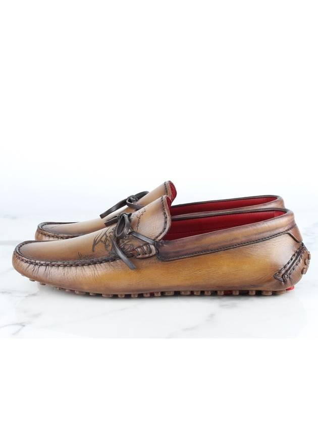 Leather driving loafers 9 280 - BERLUTI - BALAAN 5