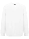 Embroidered Back Logo Sweatshirt White - CHLOE - BALAAN 4