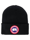 Logo Patch Beanie Black 6936 M61 - CANADA GOOSE - BALAAN 2