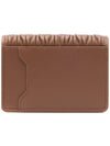 Matelasse Nappa Leather Card Wallet Brown - MIU MIU - BALAAN 5