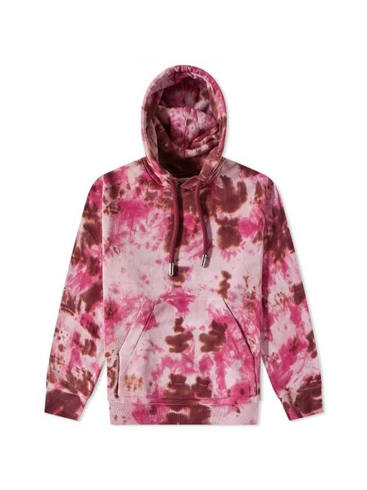 tie dye hooded top pink - AMI - BALAAN.