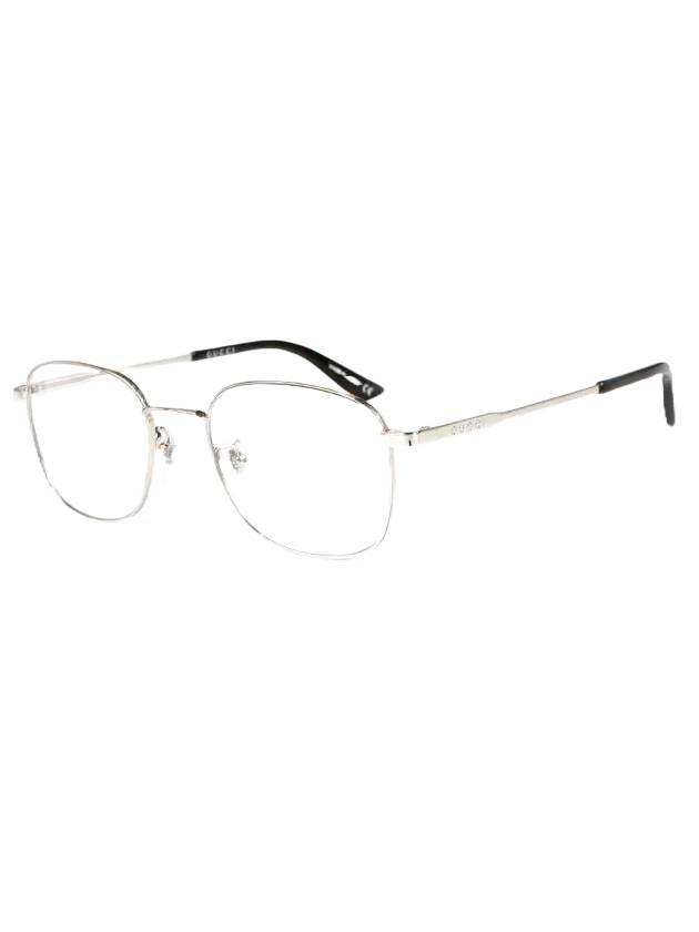 Eyewear Square Metal Glasses Silver - GUCCI - BALAAN.