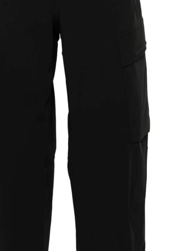 Grenoble Cargo Straight Pants Black - MONCLER - BALAAN 3