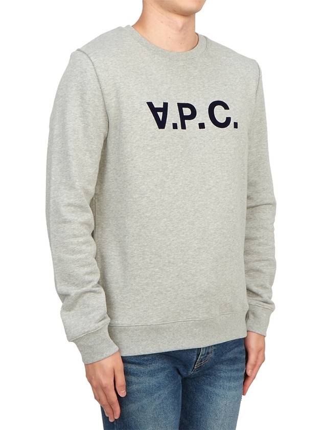 VPC Logo Crew Neck Sweatshirt Grey - A.P.C. - BALAAN 4