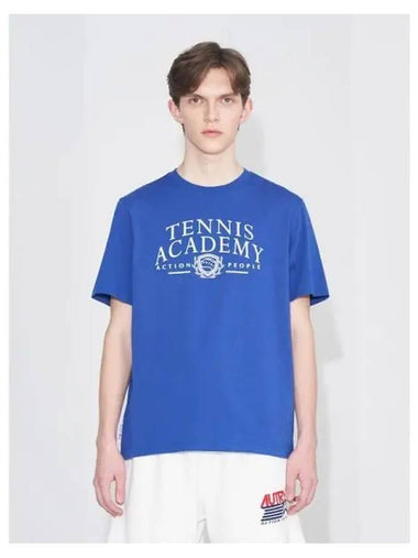 T shirt Tennis Man Blue Domestic Product GM0022123020419 - AUTRY - BALAAN 1