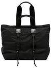 Tech Ripstop Texture Tote Bag Black - MONCLER - BALAAN 1