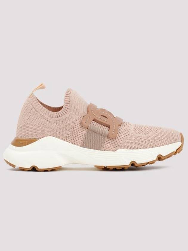 Kate Technical Fabric Low Top Sneakers Pink - TOD'S - BALAAN 4