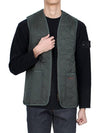 Quilted Waistcoat Zip In Liner Vest Olive - BARBOUR - BALAAN 4