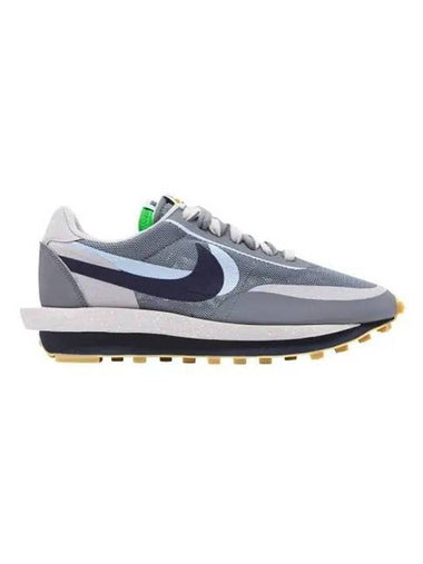 Sacai Clat LD Waffle Sneakers Cool Grey - NIKE - BALAAN 1