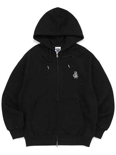 2WAY Symbol Logo Hooded ZipUp Black - POLYGRAM - BALAAN 2