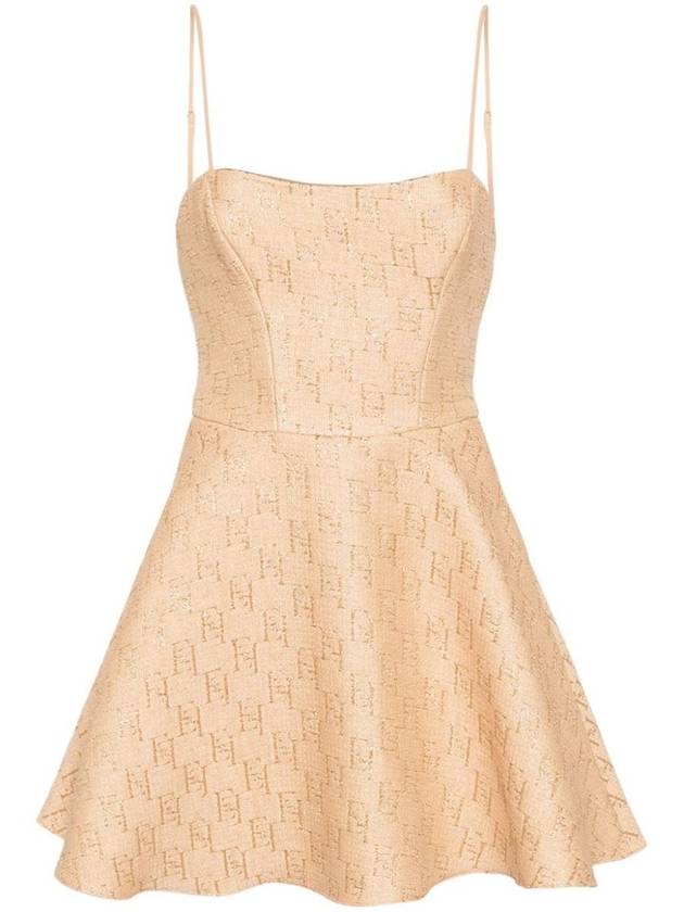 Elisabetta Franchi Mini Dress With Jacquard Pattern And Lurex Details - ELISABETTA FRANCHI - BALAAN 1