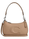 Terry shoulder bag taupe - COACH - BALAAN 1