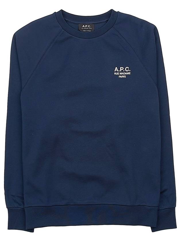 Sonia Cotton Sweatshirt Navy - A.P.C. - BALAAN 11