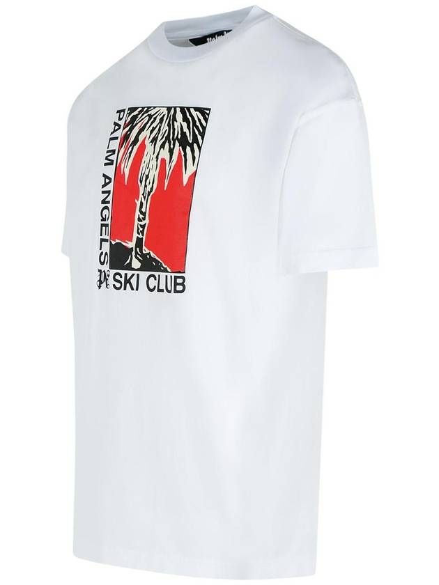 Short Sleeve T-Shirt PMAA001R24JER003 0110 WHITE - PALM ANGELS - BALAAN 3