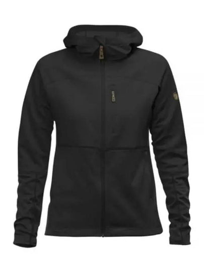 Men's Abisko Trail Fleece Zip-Up Hoodie Black - FJALL RAVEN - BALAAN 2