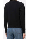 S M Size Black Three Stripes Flag Fox Patch Sweatshirt FM00322KM0001 - MAISON KITSUNE - BALAAN 3