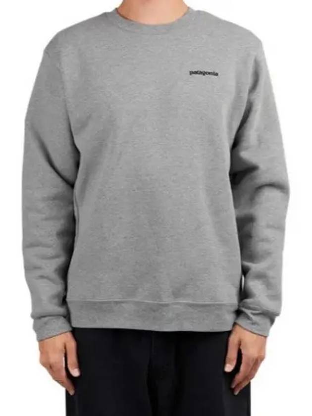 Fitz Roy Icon Sweatshirt Gravel Heather - PATAGONIA - BALAAN 2