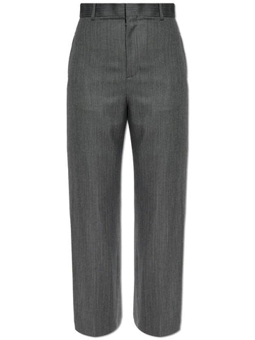 Loewe Wool Trousers, Women's, Grey - LOEWE - BALAAN 1